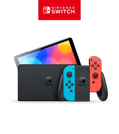 [Nintendo Official Store] Nintendo Switch - OLED Model Neon Blue/Neon Red